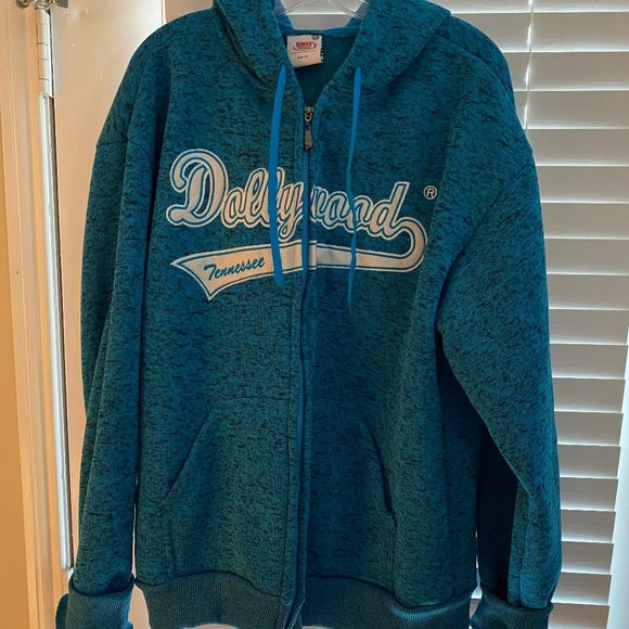 Dimco Apparel (Dollywood) Other - Teal Dollywood Hooded Full-Zip Sweatshirt XL